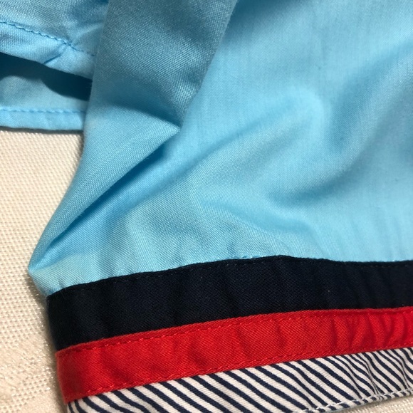 Envy Couture Men’s XL button down Short shirt made in Turkey rare Blue - Picture 4 of 6